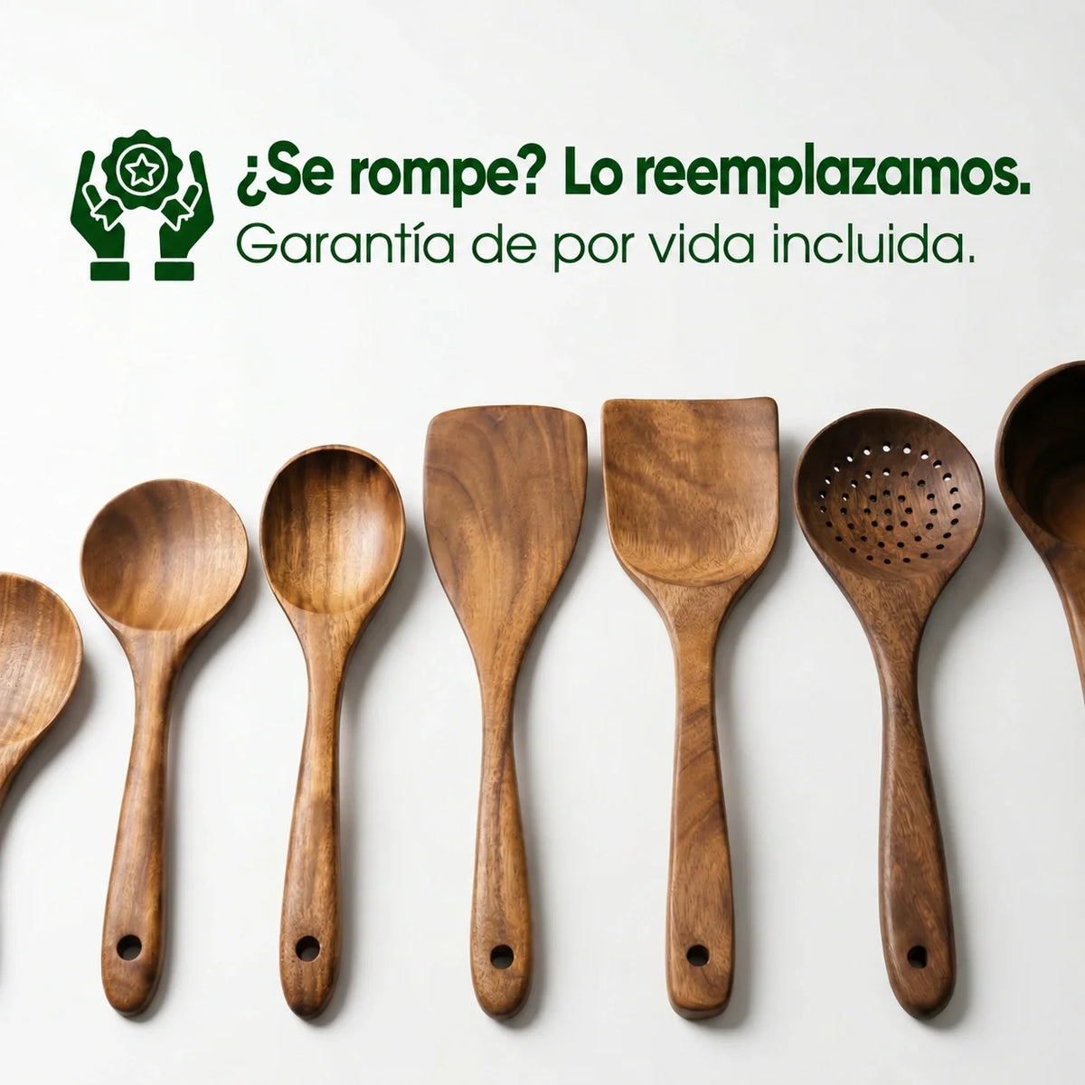 Garantía de por vida de los utensilios Woodmera