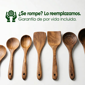 Juego de Utensilios de Acacia de Hoja Pequeña WOODMERA